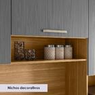 Armário De Cozinha Completa Ferrara 6 Portas 2 Gavetas Freijó