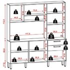 Armário De Cozinha Completa Ferrara 6 Portas 2 Gavetas Freijó