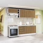 Armário De Cozinha Completa Garrafeiro 100% Mdf 260cm Branco/