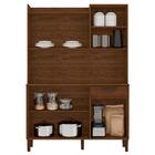 Armário De Cozinha Completa Genova Nogueira / Off White