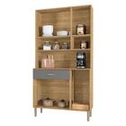 Armário De Cozinha Completa Golden 6 Portas 1 Gaveta Freijó /