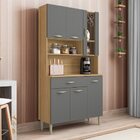 Armário De Cozinha Completa Golden 6 Portas 1 Gaveta Freijó /