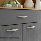 Armário De Cozinha Completa Golden 6 Portas 1 Gaveta Freijó /