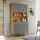 Armário De Cozinha Completa Golden 6 Portas 1 Gaveta Freijó /