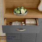 Armário De Cozinha Completa Golden 6 Portas 1 Gaveta Freijó /