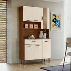 Armário De Cozinha Completa Golden Nogueira / Off White