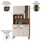 Armário De Cozinha Completa Golden Nogueira / Off White