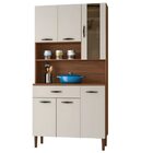 Armário De Cozinha Completa Golden Nogueira / Off White