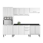 Armário De Cozinha Completa Itatiaia Tarsila De Aço Com Balcã