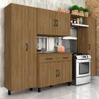 Armário De Cozinha Completa Jade 5 Peças Boreal - Móveis Arap