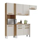 Armário De Cozinha Completa Luísa Com Balcão 7 Portas 2 Gavet