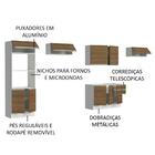 Armário De Cozinha Completa Madesa 100% Mdf Acordes Xa350001
