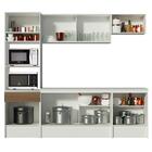 Armário De Cozinha Completa Madesa Topazio Com Balcão E Tampo