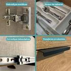 Armário De Cozinha Completa Miami Energy Carraro Preto Touch