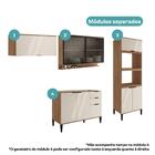 Armário De Cozinha Completa Miami Plus Carraro Freijó Com Off