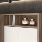 Armário De Cozinha Completa Moana 160 Cm Carvalho Nature E Of