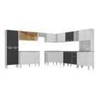 Armário De Cozinha Completa Modulada 11 Pçs Siena Multimóveis