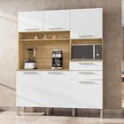 Armário De Cozinha Completa Montesa 6 Portas 2 Gavetas Freijó