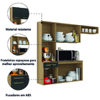 Armário De Cozinha Completa Suspenso Com Balcão 6 Portas 1 Ga