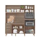 Armário De Cozinha Completo 100% Mdf 7 Portas 3 Gavetas 190cm