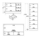 Armário De Cozinha Completo Ditália Denver S/ Tampo Rv/br D9