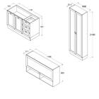 Armário De Cozinha Completo Ditália Denver S/ Tampo Rv/br D9