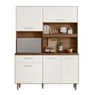 Armário De Cozinha Completo Pequeno 5 Portas 1 Gaveta 140cm A