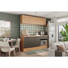 Armário De Cozinha Conjunto 2 Peças Com Balcão Gabinete 190cm