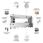 Armário De Cozinha Cp06 Para Pia 180cm Pérola Z34 Branco    -