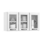 Armário De Cozinha De Aço Aéreo 105cm Triplo Amanda Multimóve