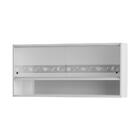 Armário De Cozinha De Aço Aéreo 120cm Com Nicho Lia Multimóve