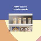 Armário De Cozinha De Aço Aéreo 120cm Com Nicho Lia Multimóve