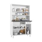 Armário De Cozinha De Aço Kit Triplo 105cm Rose Multimóveis S