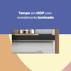 Armário De Cozinha De Aço Kit Triplo 105cm Rose Multimóveis S