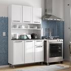 Armário De Cozinha De Aço Kit Triplo 1 Gaveta E Prateleira Be