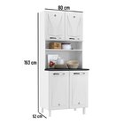 Armário De Cozinha De Aço Paneleiro Duplo 4 Portas Star New B