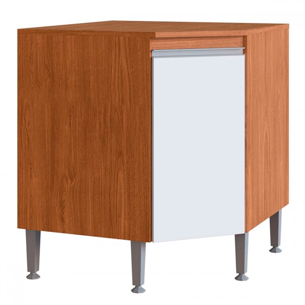 Armário De Cozinha De Canto Athena 1 Porta 1 Prateleira Freij