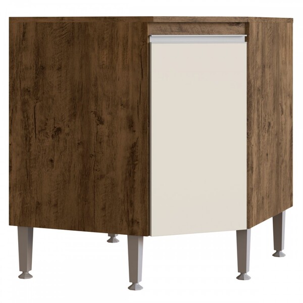 Armário De Cozinha De Canto Athena 1 Porta 1 Prateleira Itaub