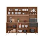 Armário De Cozinha De Pé Montana Grafite Noronha Madine