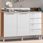 Armário De Cozinha Ditália Aspen 5 Peças Carvalho/branco A10