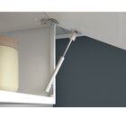 Armário De Cozinha Em Aço 1 Porta Horizontal Basculante 70cm