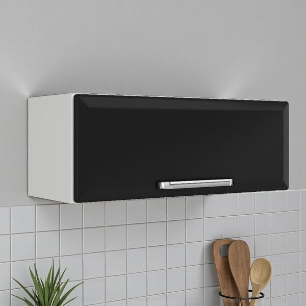 Armário De Cozinha Em Aço 1 Porta Horizontal Basculante 70cm