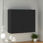 Armário De Cozinha Em Aço 2 Portas 80cm Com Dobradiças Slow M