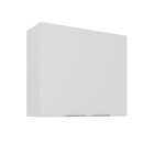 Armário De Cozinha Em Aço 2 Portas 80cm Com Dobradiças Slow M