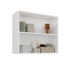 Armário De Cozinha Em Aço 2 Portas 80cm Com Dobradiças Slow M