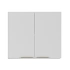 Armário De Cozinha Em Aço 2 Portas 80cm Com Dobradiças Slow M