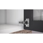 Armário De Cozinha Em Aço 2 Portas De Vidro 70cm Florença Ita