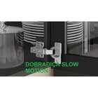 Armário De Cozinha Em Aço 2 Portas De Vidro 80cm Dobradiças S