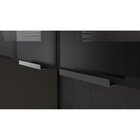 Armário De Cozinha Em Aço 2 Portas De Vidro 80cm Dobradiças S