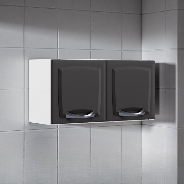 Armário De Cozinha Em Aço 2 Portas Para Geladeira 80cm New Pr